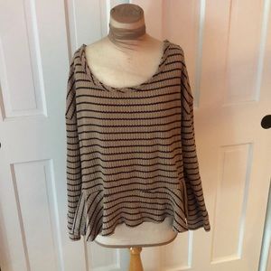 Long sleeved, Striped shirt